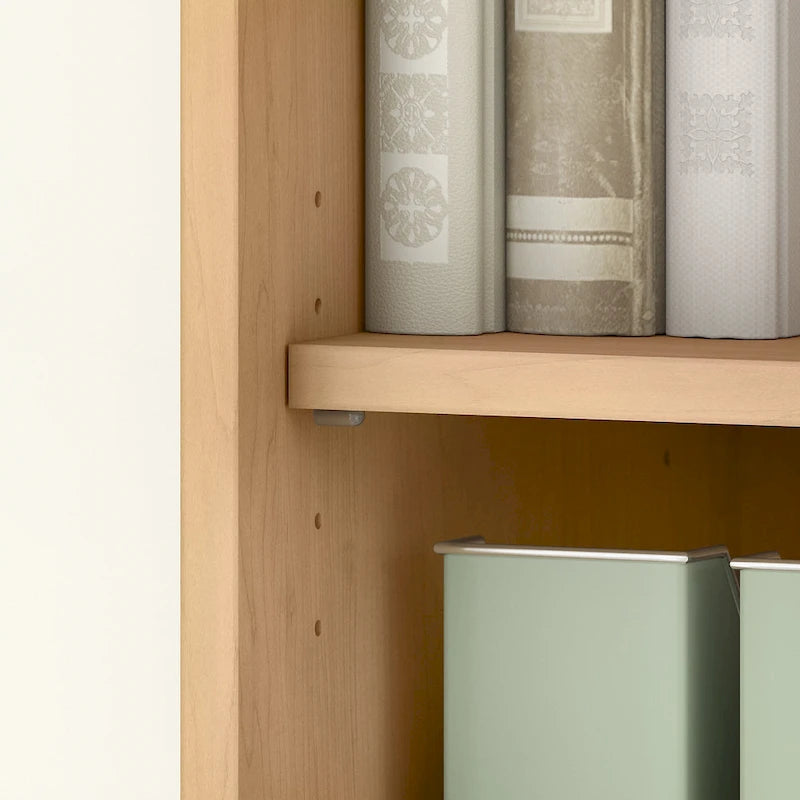 Bibliothèque haute à 5 tablettes réglables