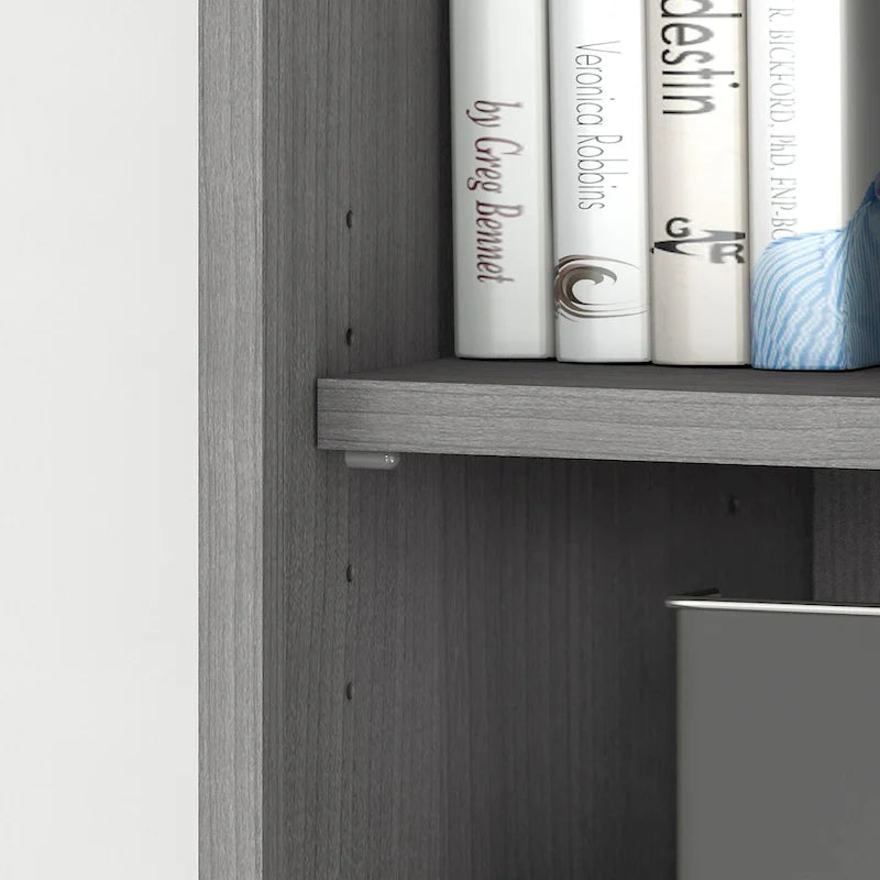 Bibliothèque haute à 5 tablettes réglables