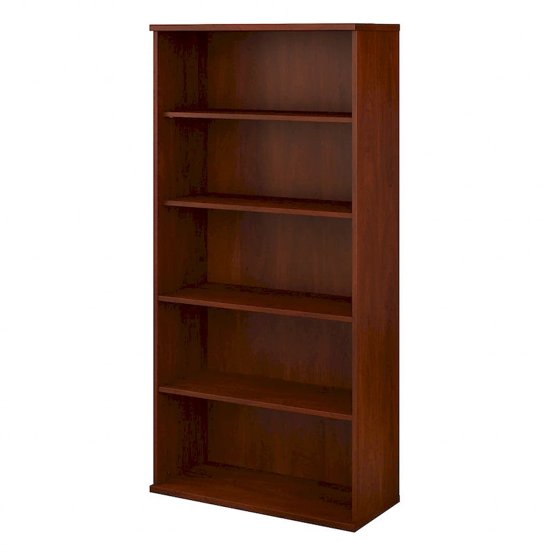 Bibliothèque haute à 5 tablettes réglables
