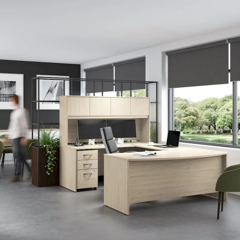 Bibliothèque haute à 5 tablettes réglables