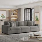 Canapé modulaire surdimensionné et moderne avec oreillers