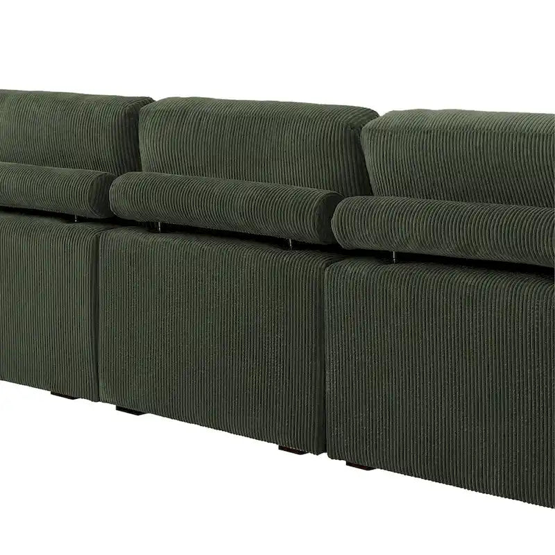 Canapé modulaire surdimensionné et moderne avec oreillers
