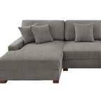 Canapé modulaire surdimensionné et moderne avec oreillers