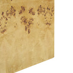 Table d'appoint carrée/cubique en bois, motif grain de bois - marron