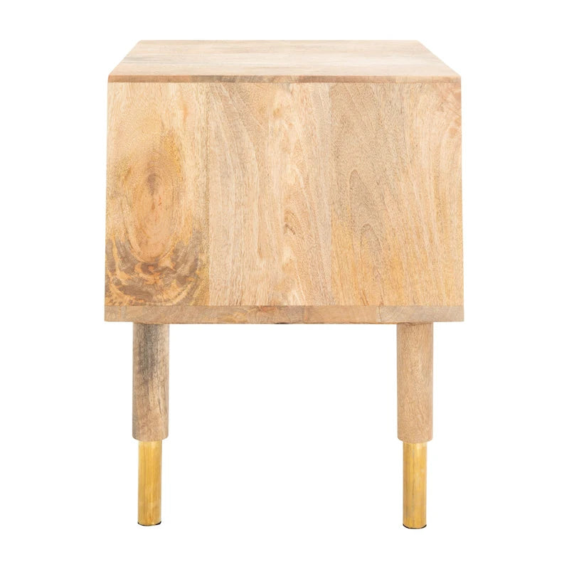 Banc moderne à 2 tiroirs avec coussin - 43 L x 15 P x 21 H po.