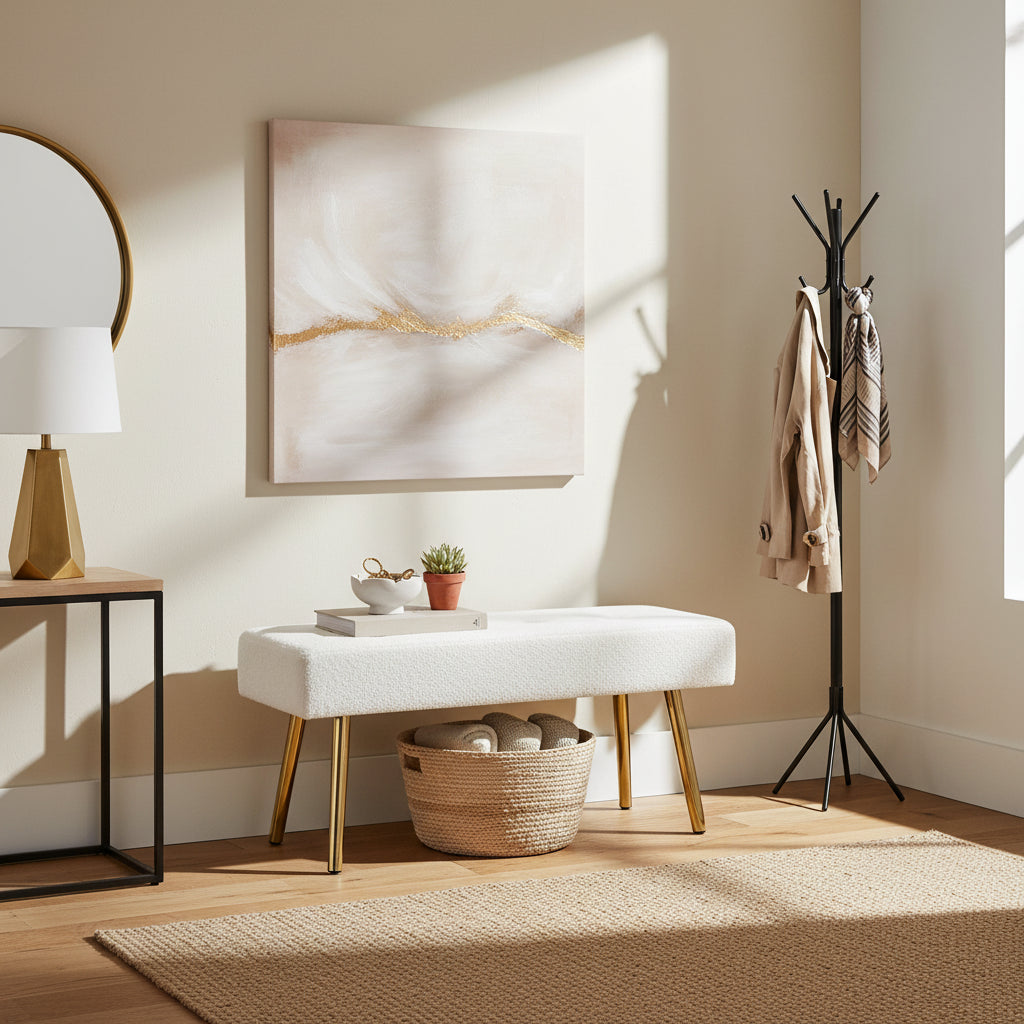 Howtai Upholstered Bench for bedroom, entryway, dining room