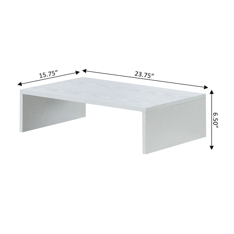 Rehausseur TV/moniteur compact et pratique, adapté aux téléviseurs jusqu'à 26 pouces.