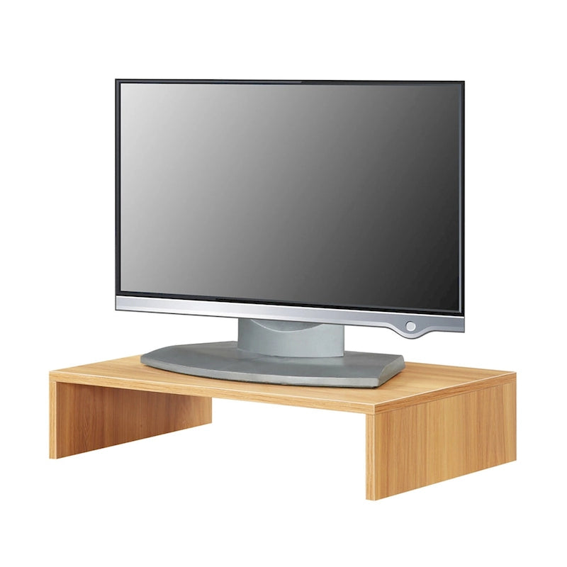 Rehausseur TV/moniteur compact et pratique, adapté aux téléviseurs jusqu'à 26 pouces.