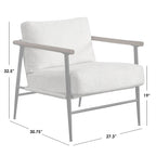 Chaise Demi Moderne du Milieu du Siècle
