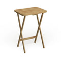 Table de service traditionnelle en bois massif, 5 pièces