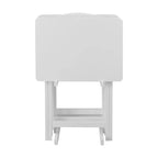Table de service traditionnelle en bois massif, 5 pièces