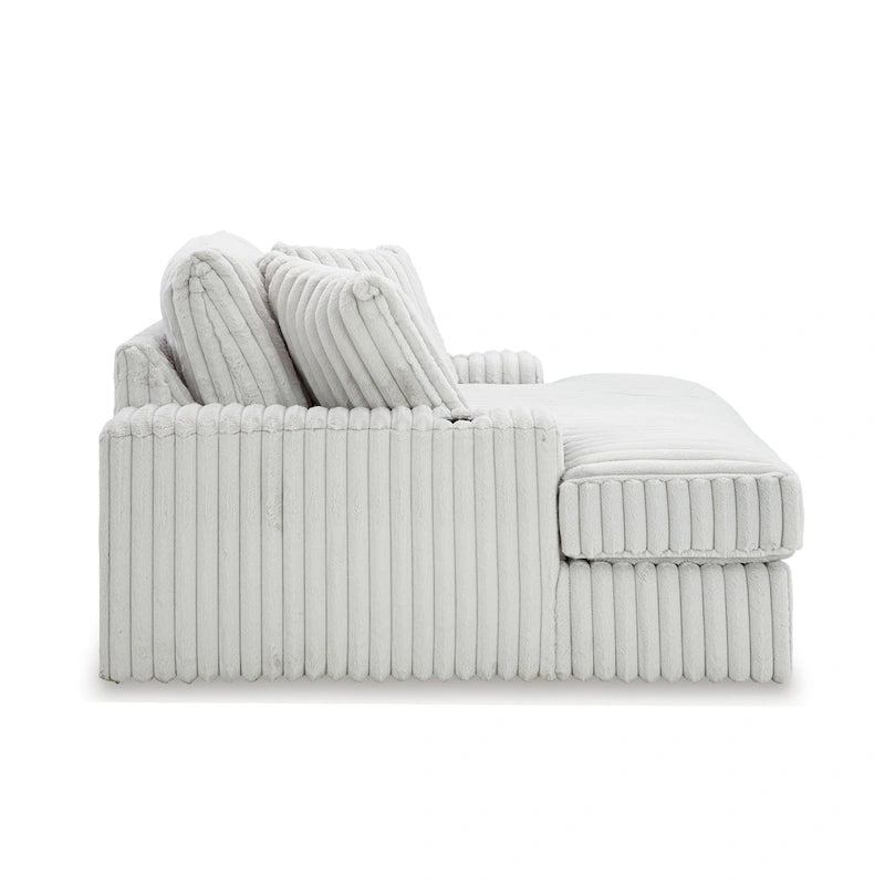 Fauteuil inclinable très grand avec porte-gobelets et ports de charge USB.
