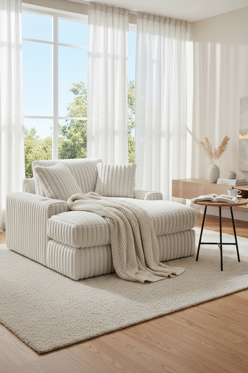Fauteuil inclinable très grand avec porte-gobelets et ports de charge USB.