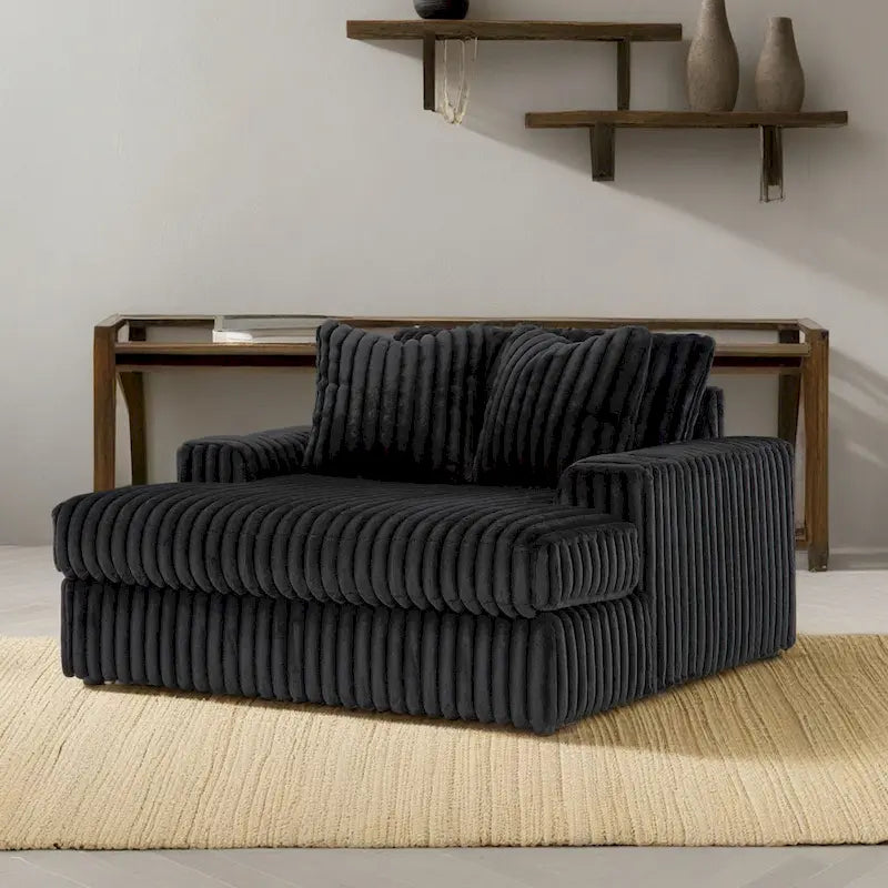 Fauteuil inclinable très grand avec porte-gobelets et ports de charge USB.