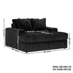 Fauteuil inclinable très grand avec porte-gobelets et ports de charge USB.
