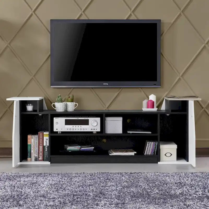 71-inch three-tier open TV cabinet