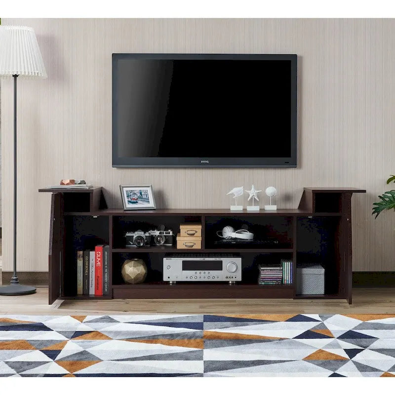 71-inch three-tier open TV cabinet