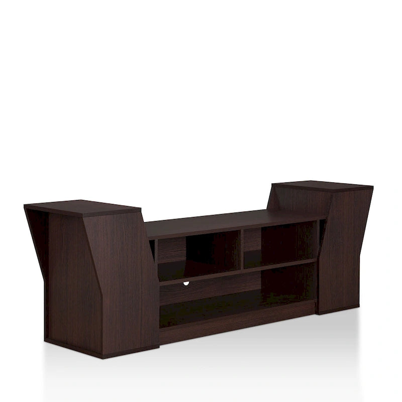 71-inch three-tier open TV cabinet