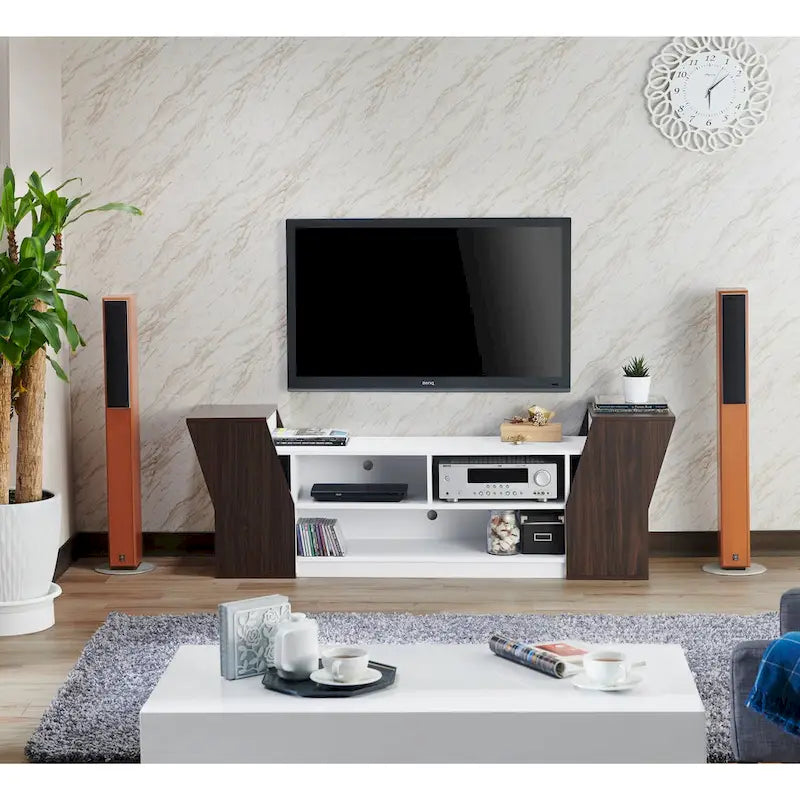 71-inch three-tier open TV cabinet