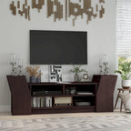 71-inch three-tier open TV cabinet