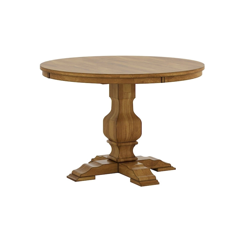 Table ronde bicolore