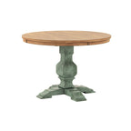 Table ronde bicolore