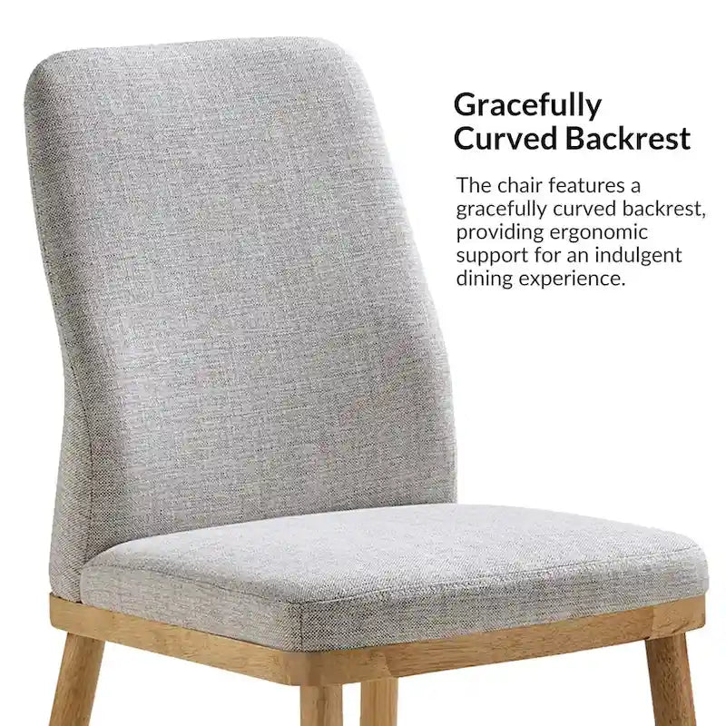 Chaise de salle à manger moderne capitonnée de style médiéval (deux pièces)