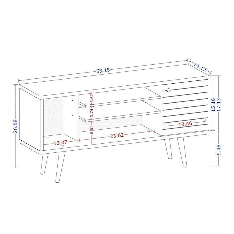 Comfort and Freedom Series Five-Layer Media Control Cabinet