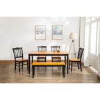 Table et chaises de salle à manger 6 pièces