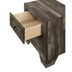 Chambre à coucher 4 pièces en bois rustique brun