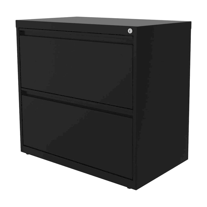 Classeur latéral à 2 tiroirs de 30 pouces de large, 101, blanc
