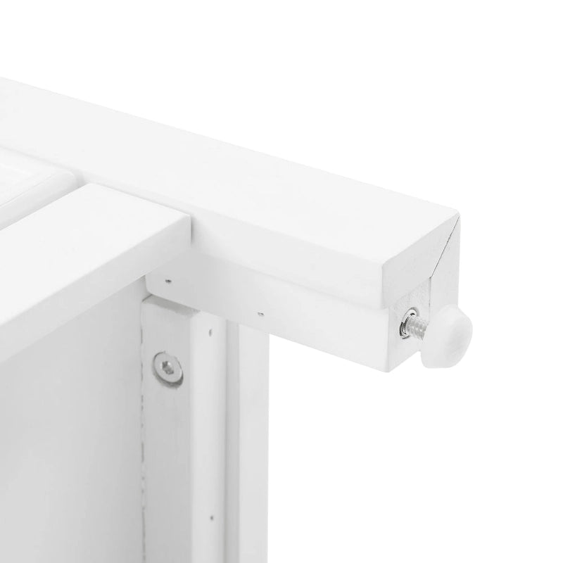 Armoire de garde-manger deux portes blanche sur pied