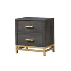 Chambre à coucher 5 pièces avec panneau rustique marron foncé