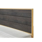 Chambre à coucher 5 pièces avec panneau rustique marron foncé