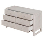 Commode de chambre rustique en bois de 47,8 L