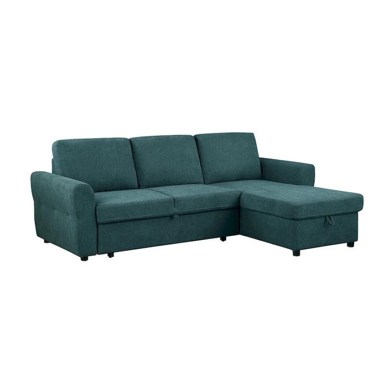 Canapé convertible d'angle avec rangement