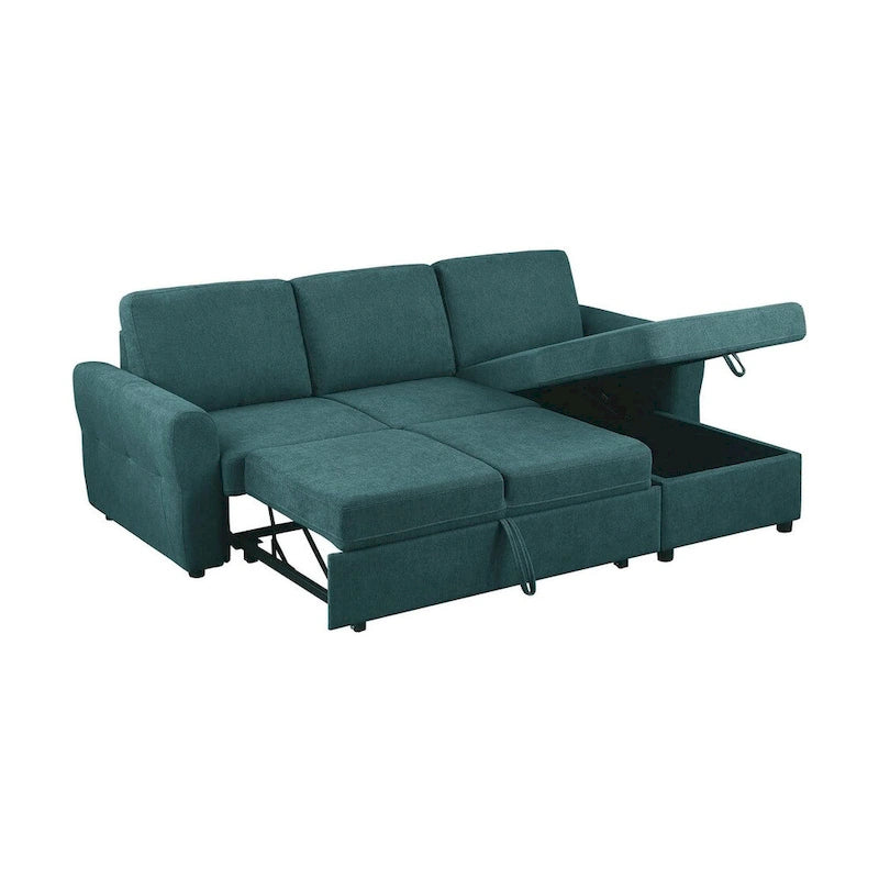 Canapé convertible d'angle avec rangement