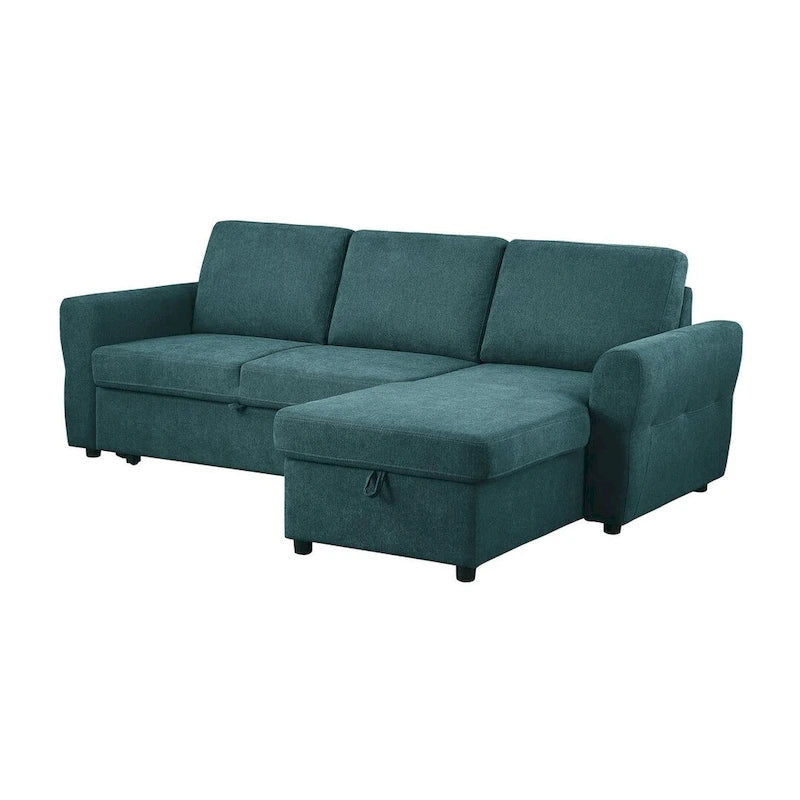 Canapé convertible d'angle avec rangement
