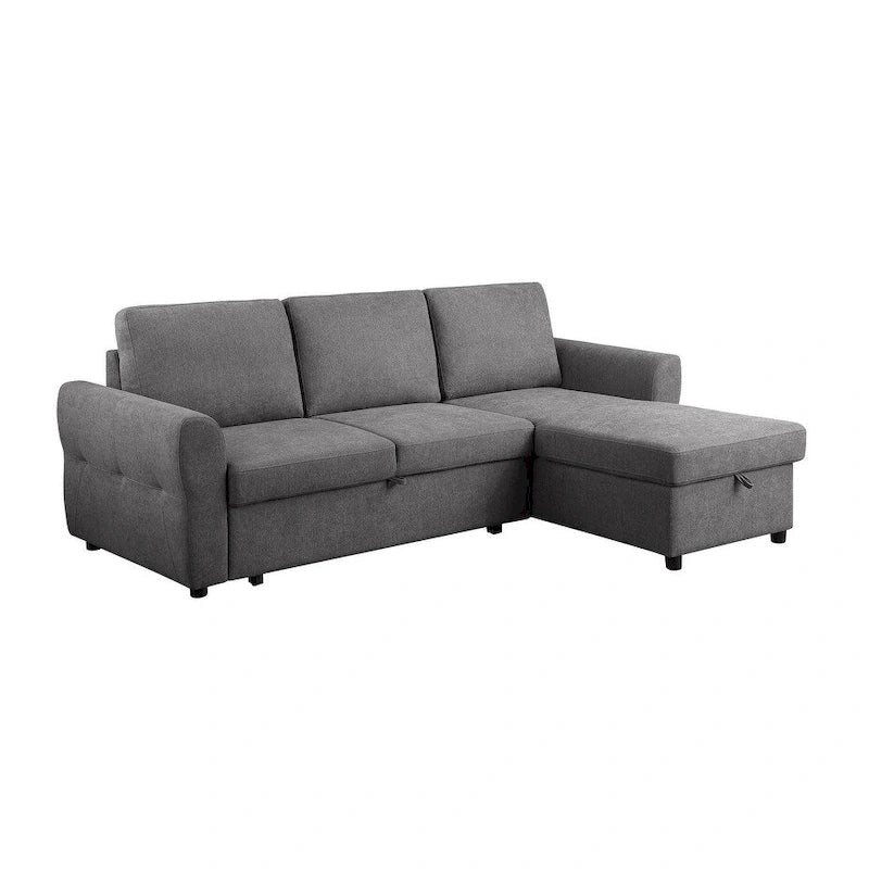 Canapé convertible d'angle avec rangement
