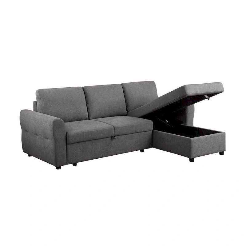 Canapé convertible d'angle avec rangement