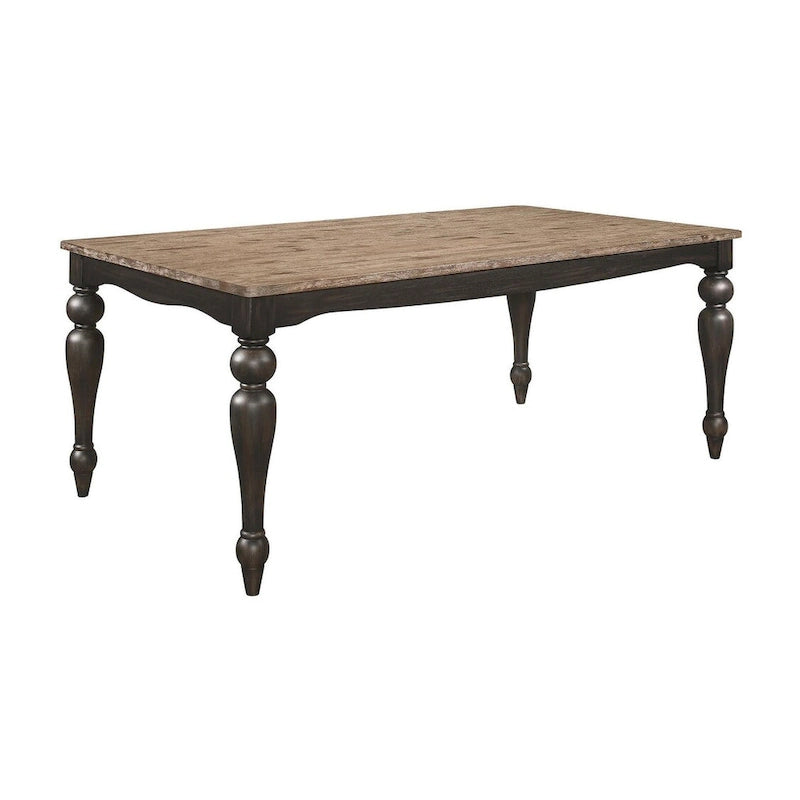 Table de salle à manger, avec pieds tournés