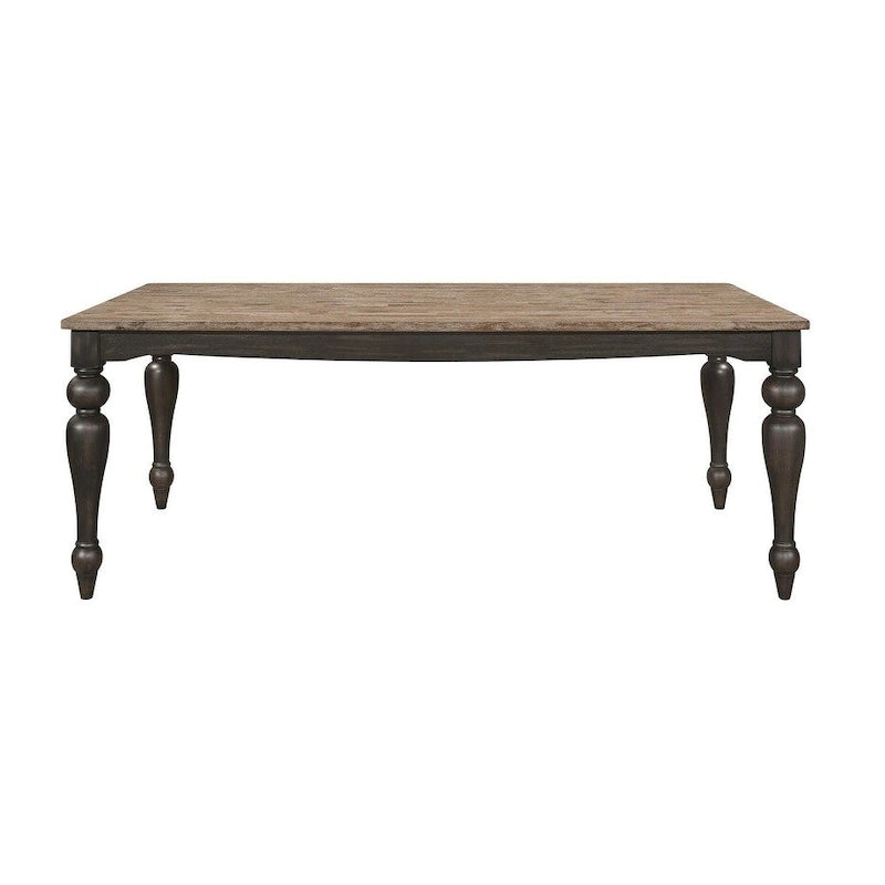 Table de salle à manger, avec pieds tournés