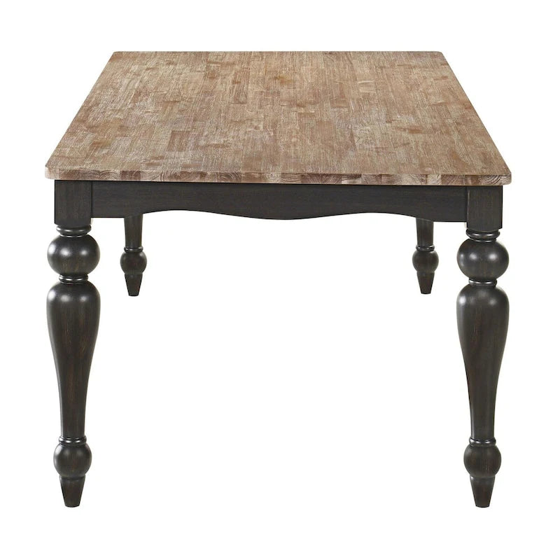 Table de salle à manger, avec pieds tournés