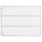 Étagère de rangement métallique à 3 niveaux pleine grandeur, blanche - 12