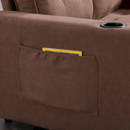 Upholstered Futon Sofa with Pull-Out Sleeper Couch, Muticolour Choice Foldable Tufted Loveseat With Cup Holder